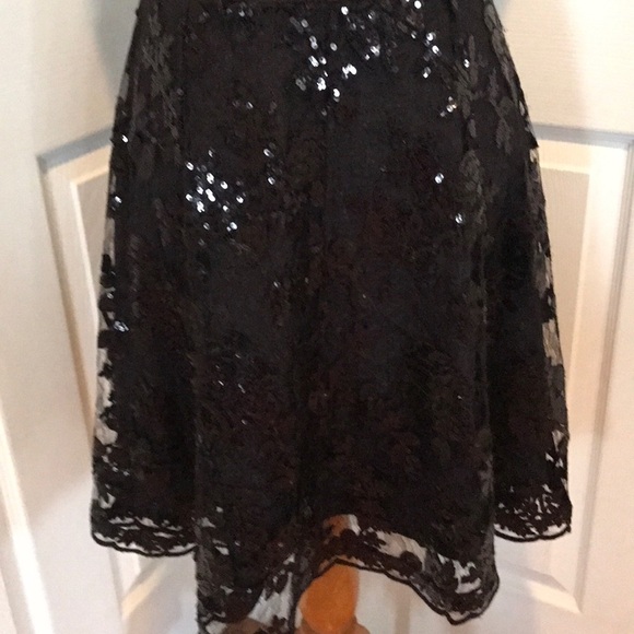 Dress the Population black lined dress w sequins - Picture 5 of 9